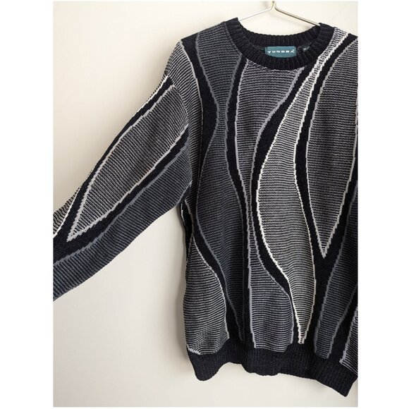 Tundra 3D knit Vintage Grandpa Sweater - Picture 2 of 7